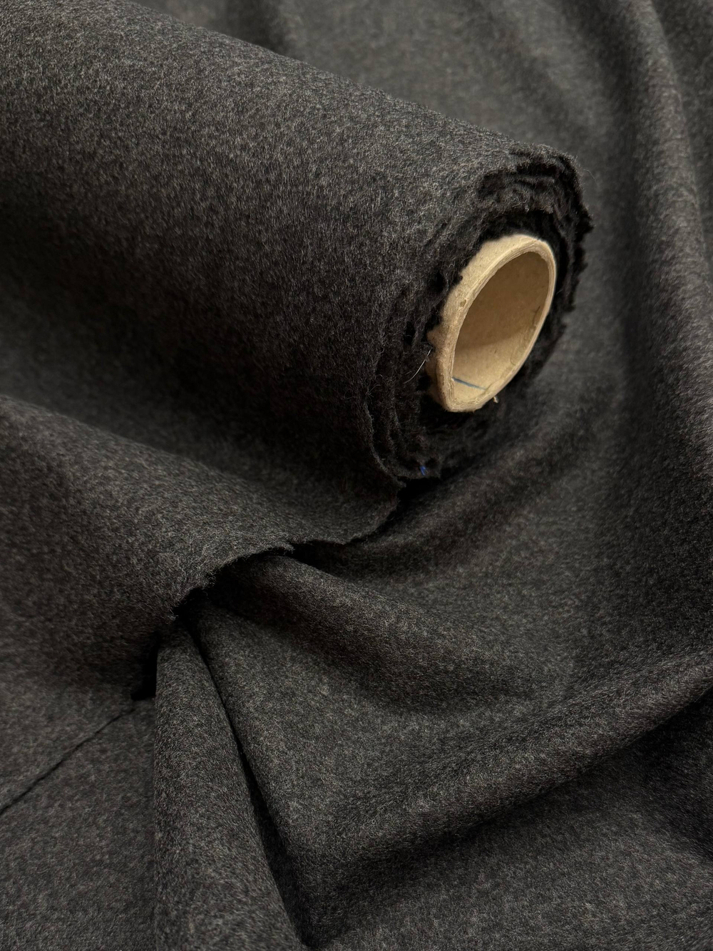 Шерсть костюмная графитовая