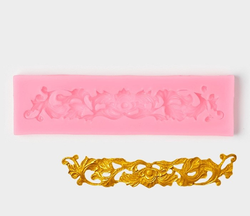 Молд Доляна «Лепнина», силикон, 13.5×3.5 см