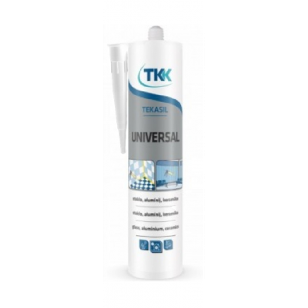 Tekasil универсальный силиконовый герметик белый 280мл