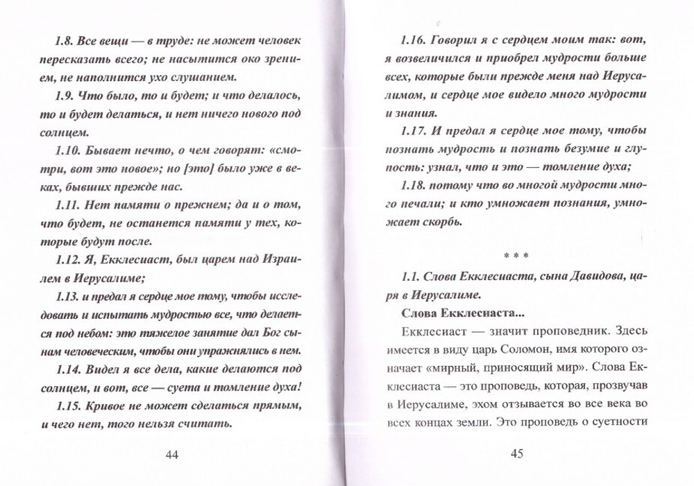 Книга Экклесиаста. Толкование. Архимандрит Рафаил (Карелин)