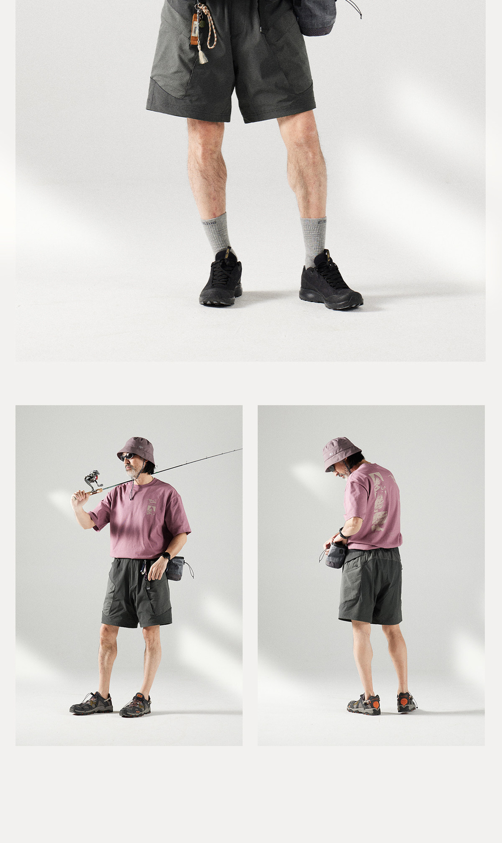 Шорты Nothomme BLUE cargo pocket shorts outdoor color-block shorts