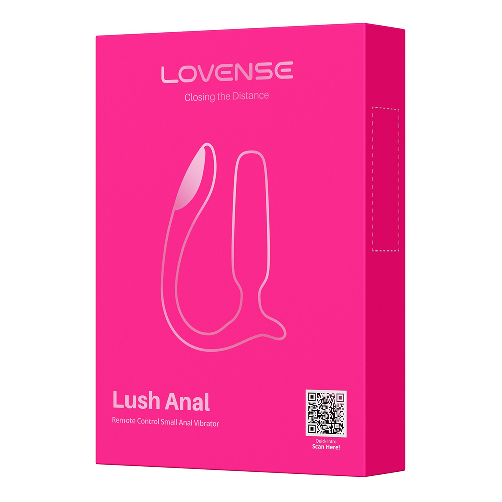 Розовый анальная виброброка с клиторальной стимуляцией и управлением через приложение Lovense Lush Anal Vibrator Pink