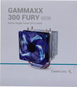 Устройство охлаждения(кулер) Deepcool Gammaxx 300 Fury Soc-AM5/AM4/1200/1700/1851 черный 4-pin 18-21 DP-MCH3-GMX300F