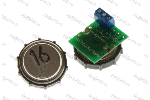 Кнопка (кнопочный модуль) ВКЛ13А-7-4П "16 этаж", круглая, с кодом Брайля