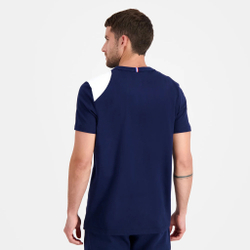 Мужское теннисное поло Le Coq Sportif N°1 T-Shirt Men - Dark Blue, White