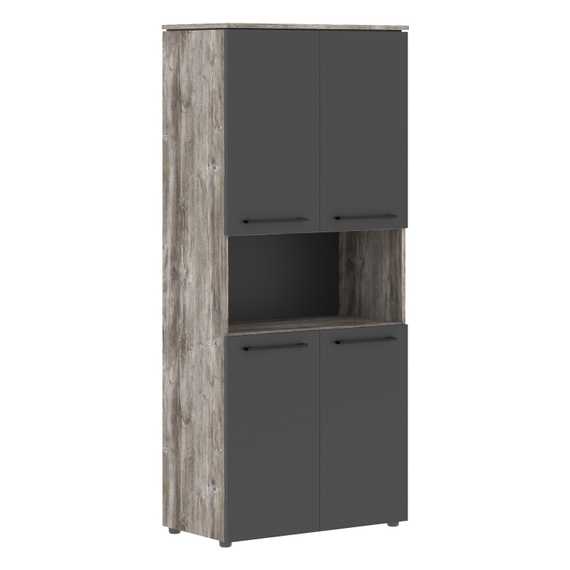Шкаф с 2-мя комплектами глухих малых дверей MHC 85.4 854х423х1956 MORRIS TREND