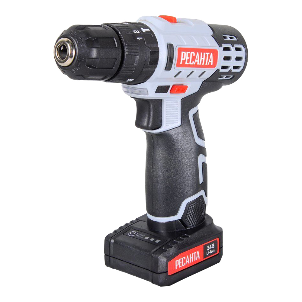 Дрель-шуруповерт аккумуляторная Ресанта ДА-24-2ЛК-У