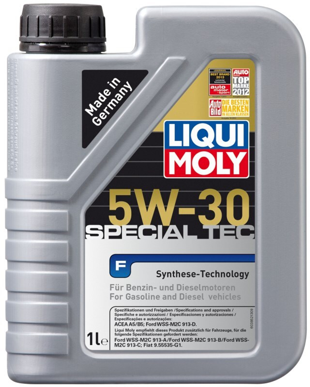 Масло моторное синтетическое Liqui moly Special Tec F  5W30  A5/B5  1л