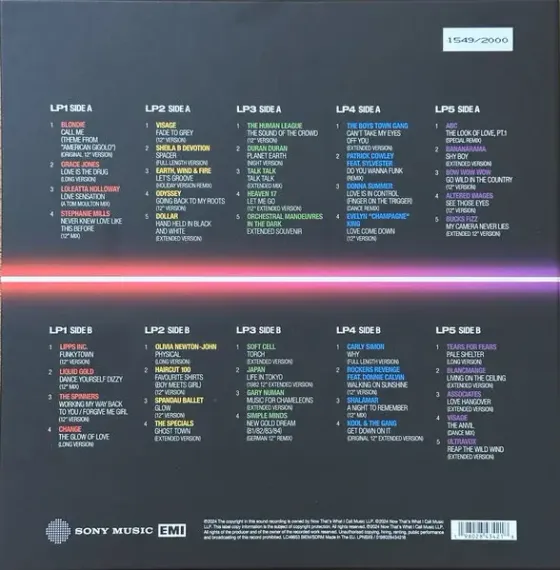 Various - NOW Presents 12" 80s Volume One (1980-1982) - Coloured 4LP Box