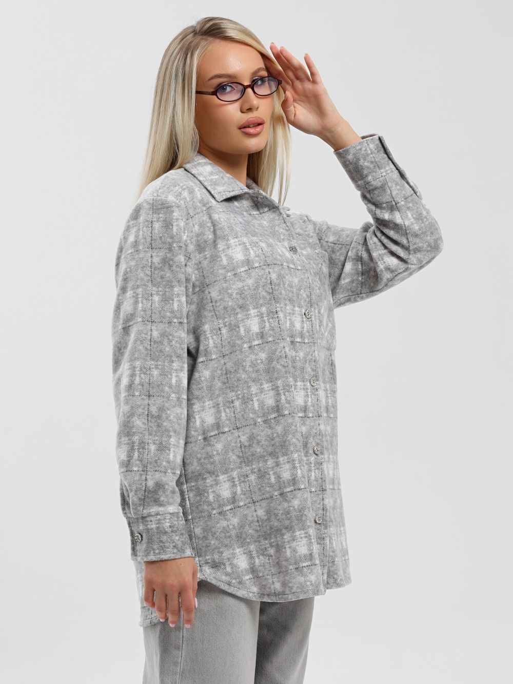 Рубашка Вселенная Виотекс СЕРЫЙ