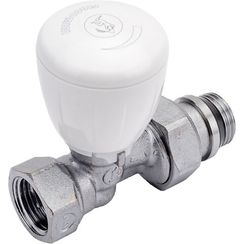 Клапан радиаторный Giacomini ручной R6TG Ду 15 прямой R6X033