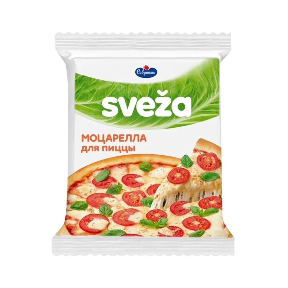 Сыр моцарелла Sveza для пиццы 40% 200 гр