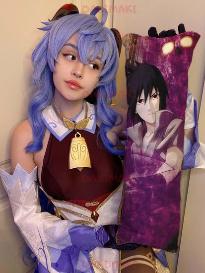 Мини дакимакура Саске Учиха из Наруто арт. M0563, 60х20 см