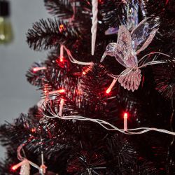 ULD-S0500-050-DTA RED IP20 Гирлянда светодиодная. 5м. 50 светодиодов. Красный свет. Провод прозрачный. ТМ Uniel