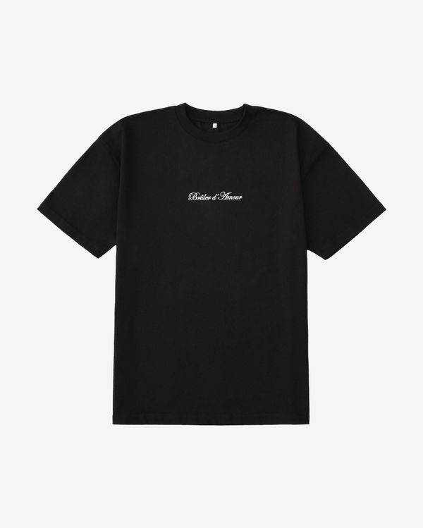 Футболка Basic logo черная - фото 1