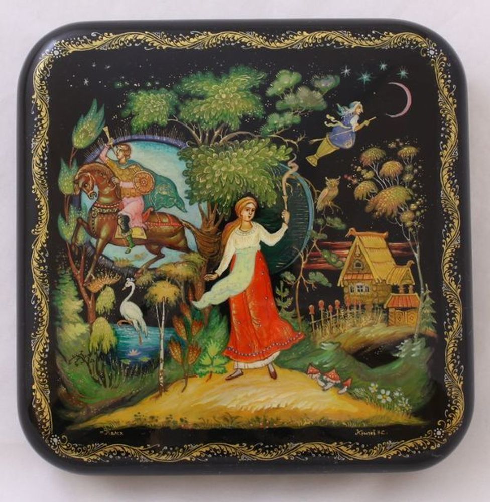 Шкатулка Виноградная лоза (Патина)