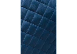 Стул на металлокаркасе Capri dark blue / black