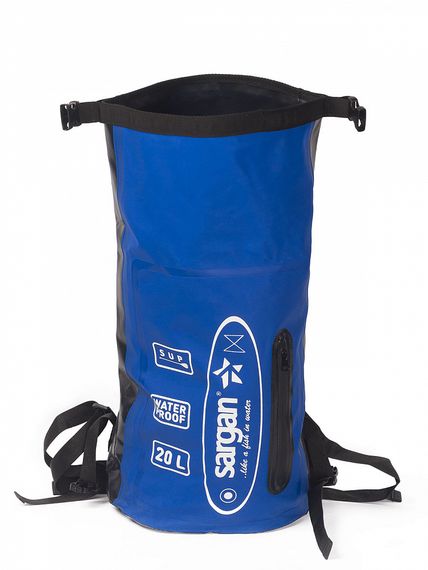 Гермо-рюкзак Sargan ПРО SUP с внешним карманом 20 л синий