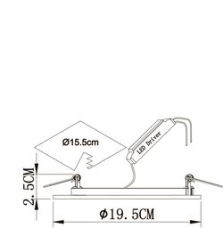 Встраиваемый светильник Arte Lamp