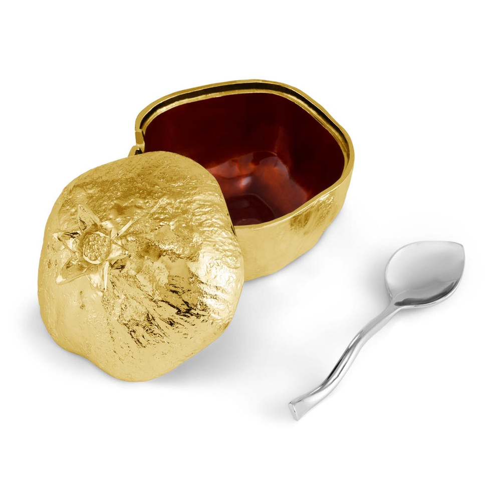 Медовница с ложкой Michael Aram Pomegranate