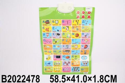 Игровой музыкальный плакат, пакет 201