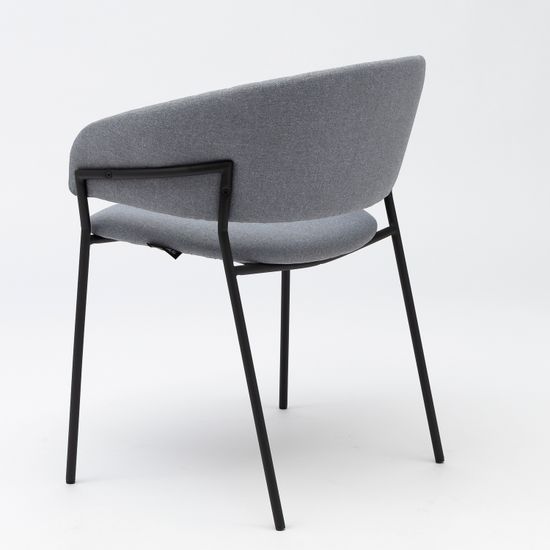 Стул Portman серый с черными ножками