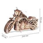 Деревянный конструктор Мотоцикл Гроза дорог (DROVO)