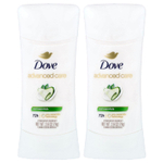 Dove, Advanced Care, дезодорант-антиперспирант, свежесть, набор из 2 шт. по 74 г (2,6 унции)