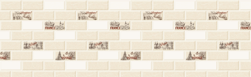 ПАНЕЛЬ ИНТЕРЬЕРНАЯ ПВХ (ФАРТУК) ПАРИЖ 3000Х600Х1,3ММ