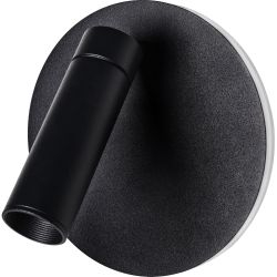 Декоративная подсветка светодиодная ЭРА EDGAR WL55 BK для интерьера COB 5Вт/SMD 7Вт 4000К черный IP20 | Настенная подсветка