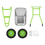 Тачка садово-строительная Сибртех 2-х колесная, грузоподъемность 230 кг, объем 110 л