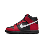 Кроссовки Nike Dunk high Black University Red