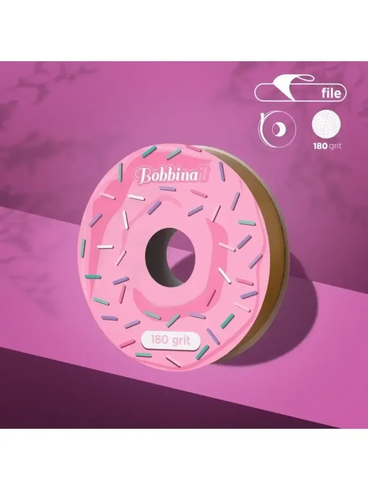 блок файл-ленты для пластиковой катушки Bobbinail 180 грит