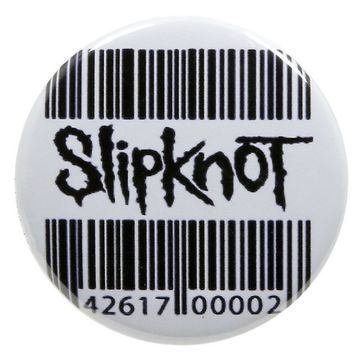 Значок Slipknot штрих-код (418)