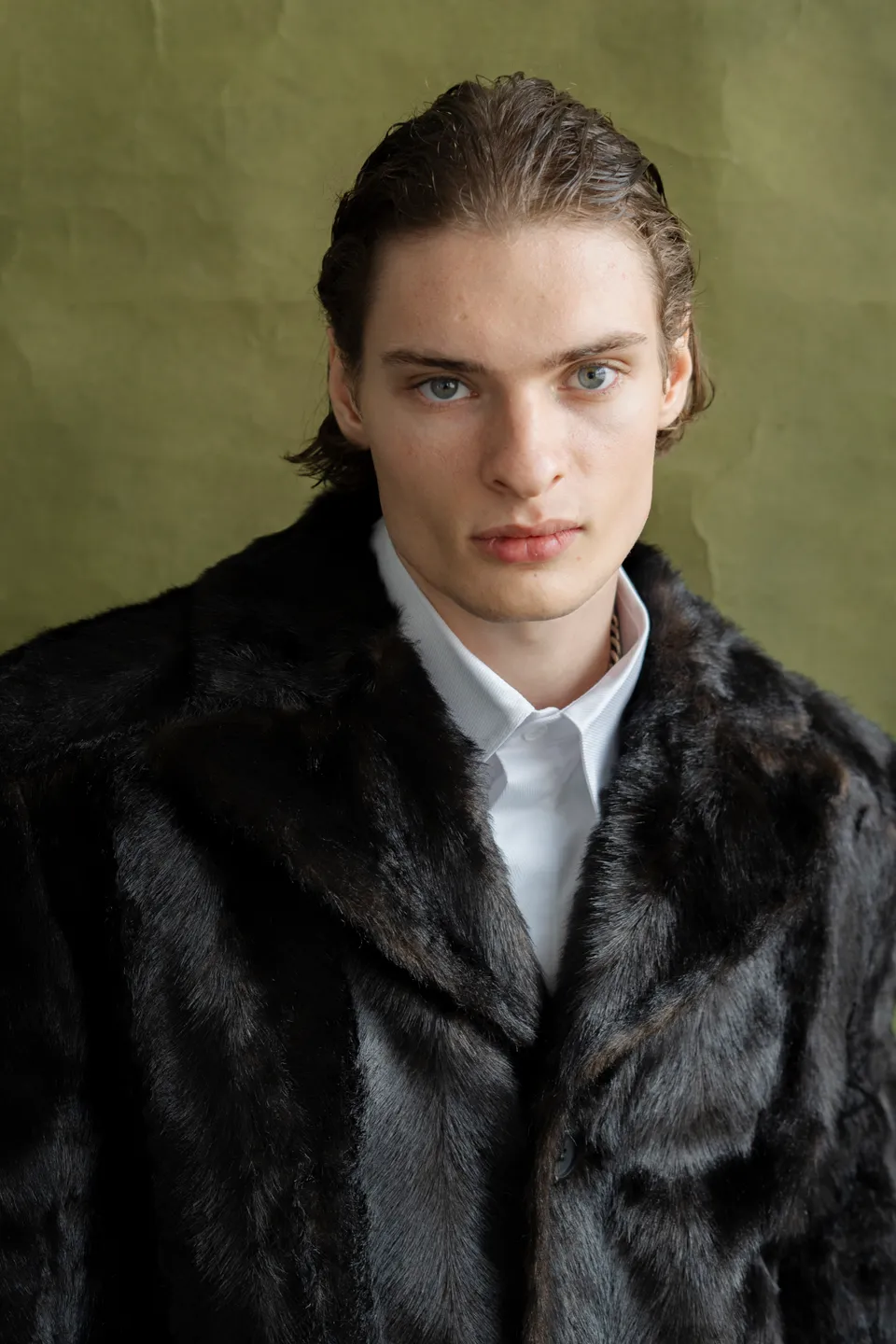 Меховой пиджак 