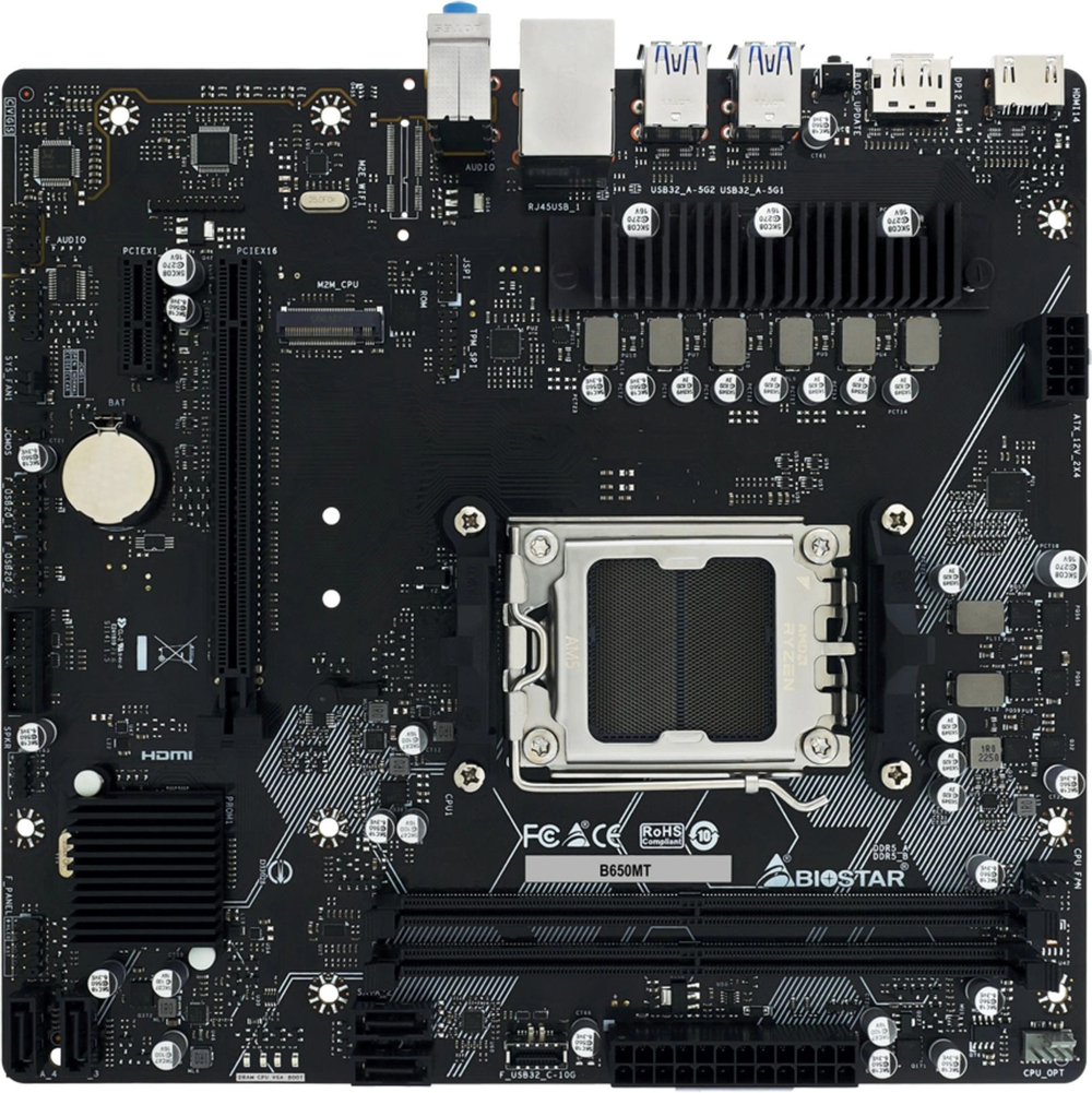 Материнская плата mATX Biostar B650MT