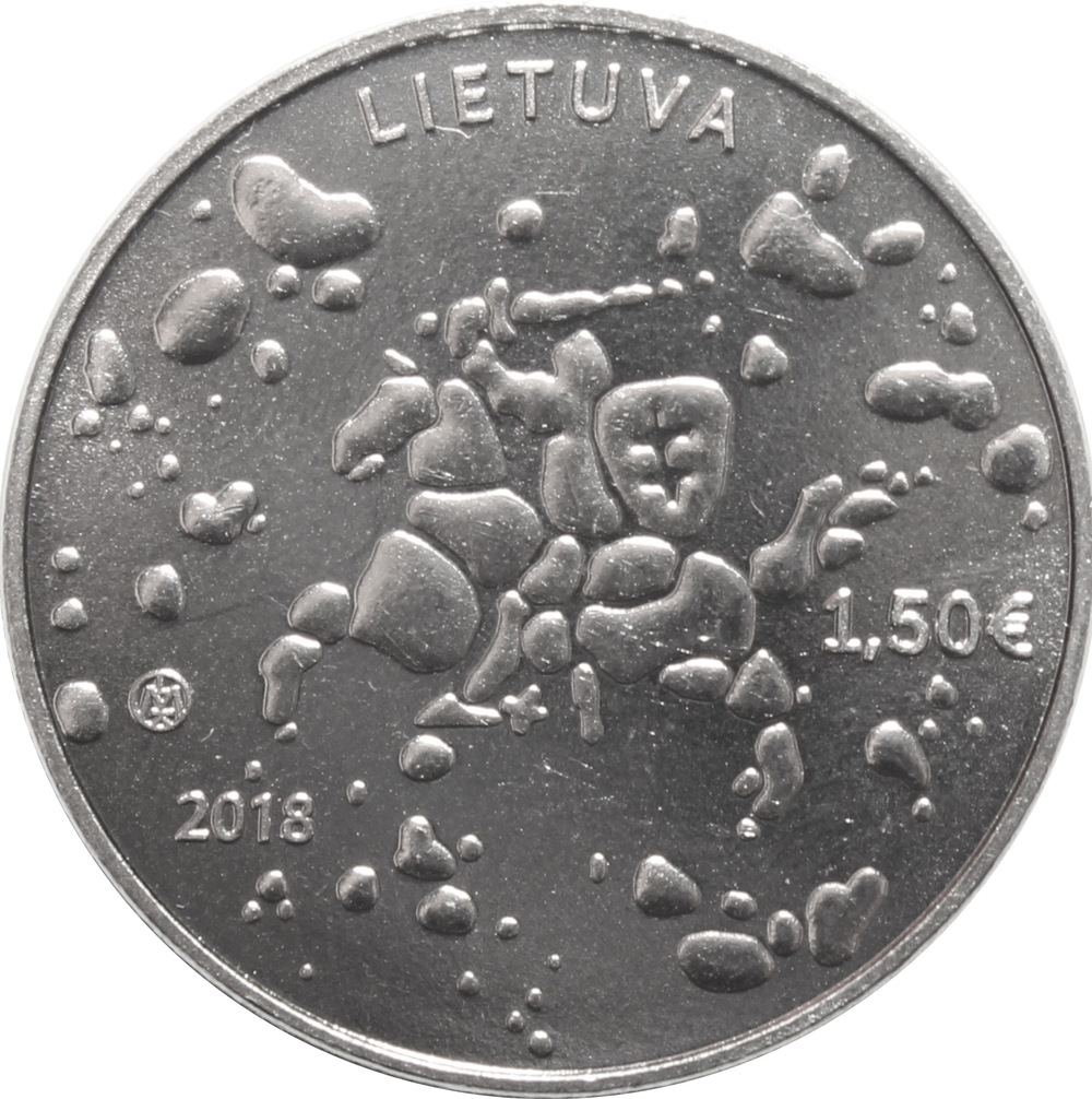 1,5 евро 2018 Литва "Праздник Йонинес"
