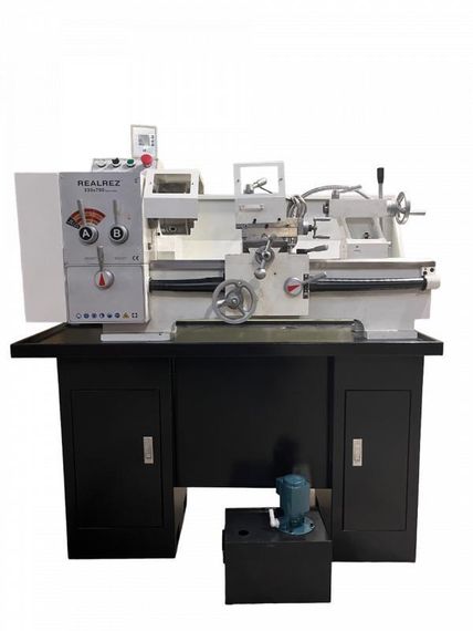 Токарно-винторезный станок REALREZ 330X700 400V (УЦИ+СОЖ)