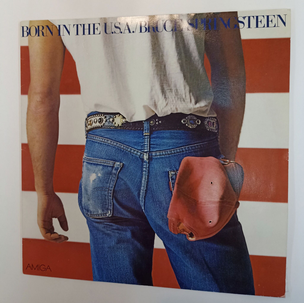 Винтажная виниловая пластинка LP Bruce Springsteen Born In The U.S.A. (GDR 1986)