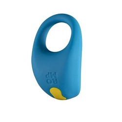 Эрекционное кольцо Romp Juke с вибрацией, перезаряжаемое, синее