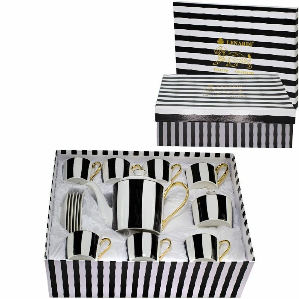 Lenardi 205-355 Чайный сервиз 15пр. 230 мл ЖАКЛИН в под.уп.(х3)Фарфор