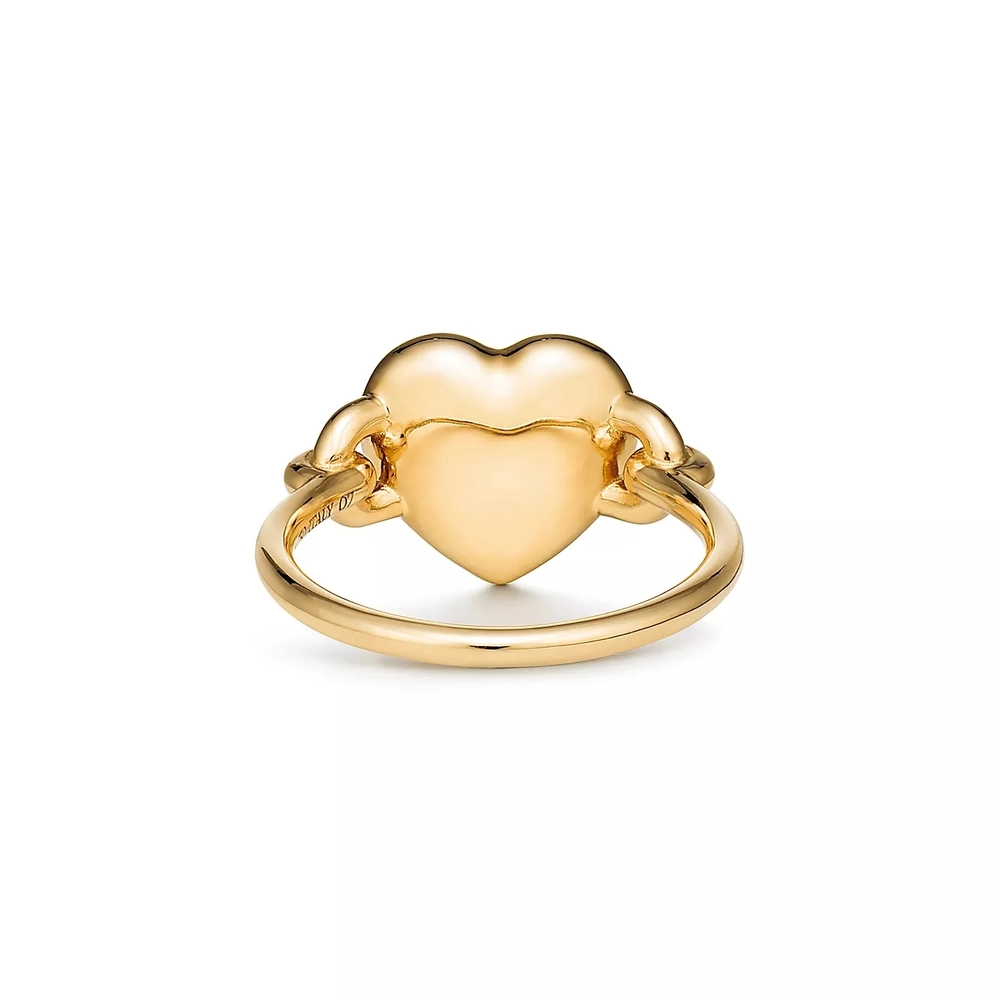 Кольцо из жёлтого золота 18k, Tiffany💠Full heart💕