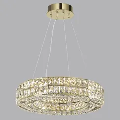 4926/52L L-VISION ODL24 597 золото/металл/хрусталь Люстра LED 52W 4000K 2971Лм PANTA