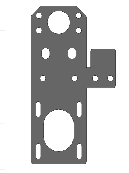 Пластина верхняя оси Z Partner v2