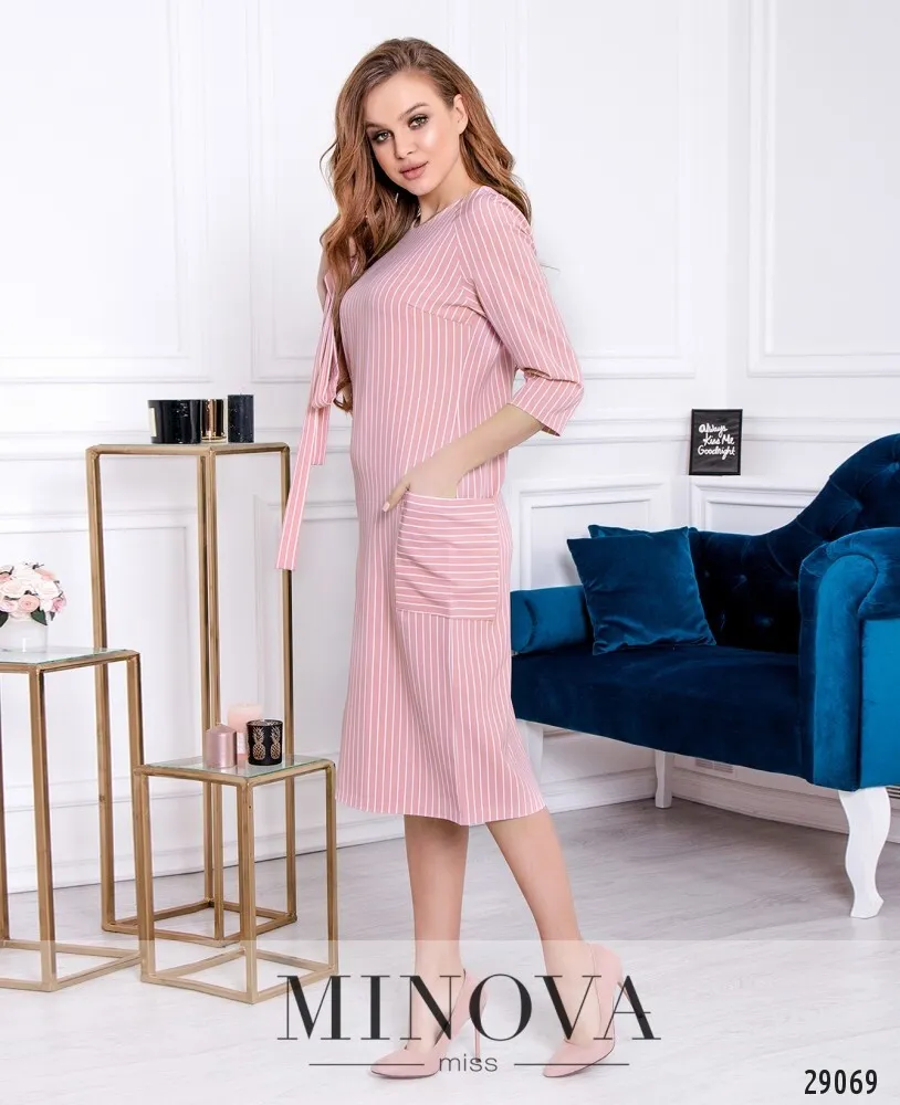 Платье 1126-пудра Minova