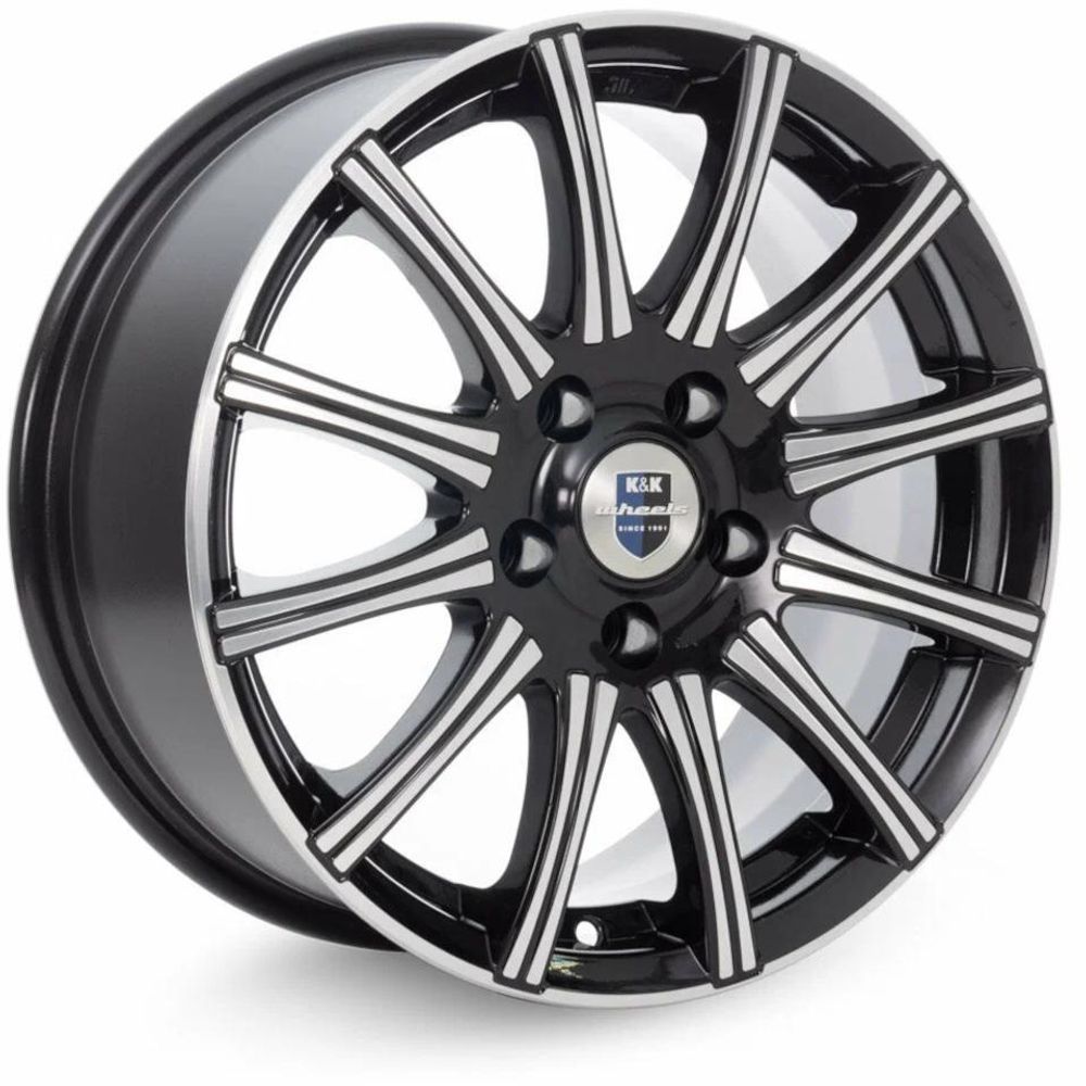 K&amp;K Сиеста 6x15 5x105 ET 39 Dia 56.6 (алмаз черный)