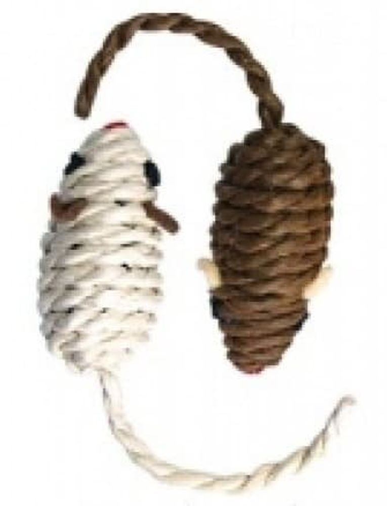 ИГРУШКА "МЫШЬ ПЛЕТЕНАЯ" 5см NT1168