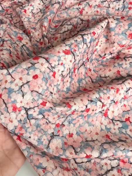 ЦВЕТУЩАЯ ВИШНЯ - 100% хлопок 2