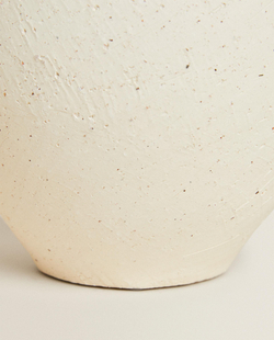 Zara Home Ваза из керамики, цвет серый, 21.5 см