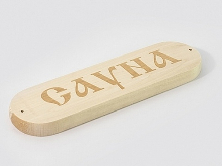 Табличка "Сауна"